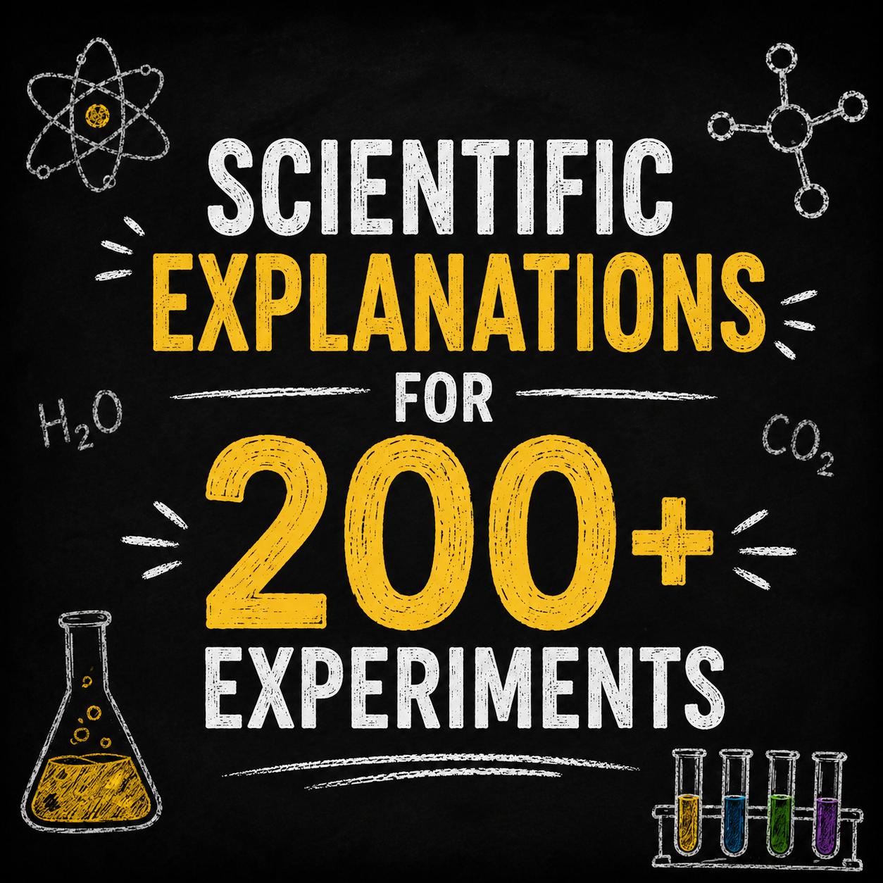 Scientific explanations for over 200 chemistry experiments