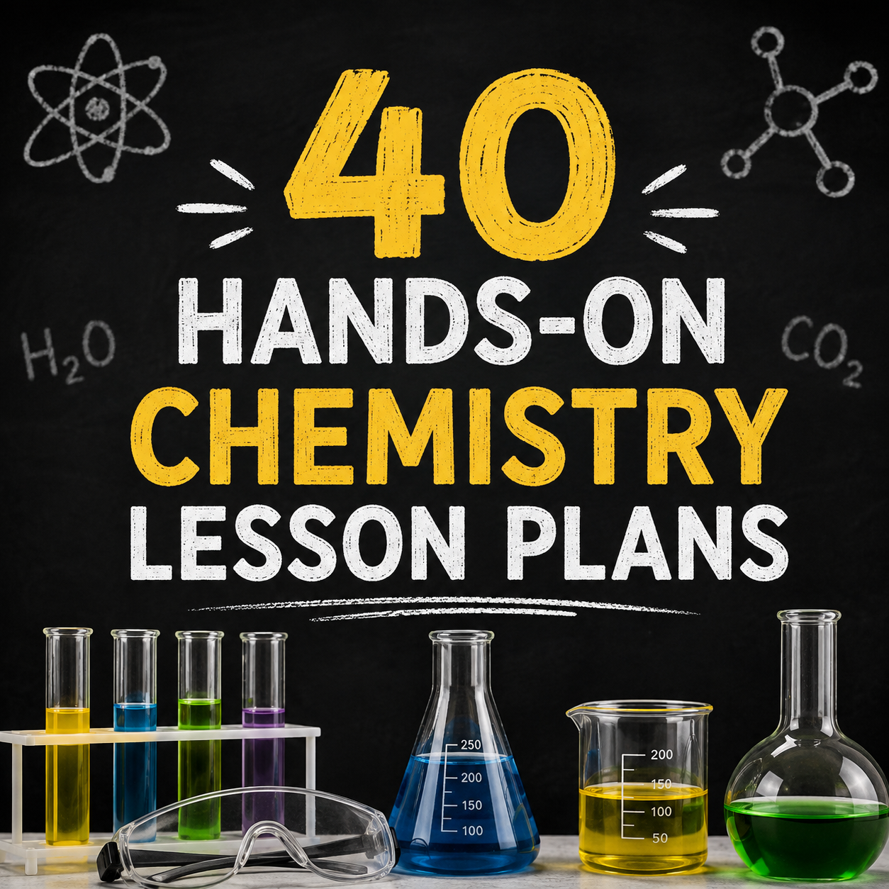 Preview of 40 hands-on chemistry lesson plans